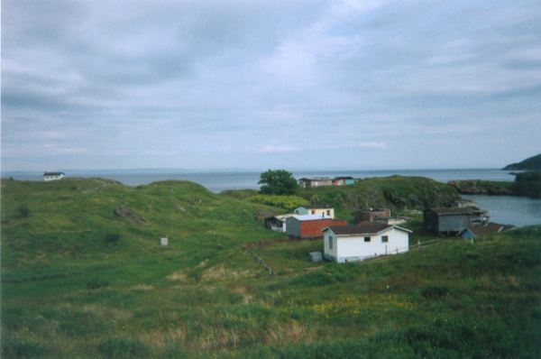 495: Looking east toward Red Island harbour. (circa 2000) [courtesy of Madonna (Bishop) Mulrooney]